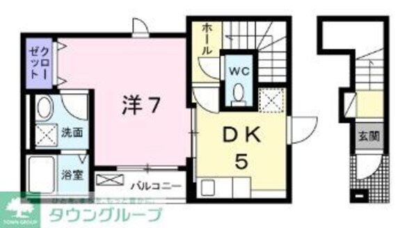 ヒルズの物件間取画像